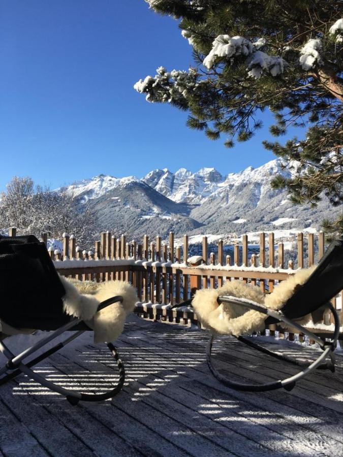 Chalet Gletscherblick Stubai Mieders Kültér fotó