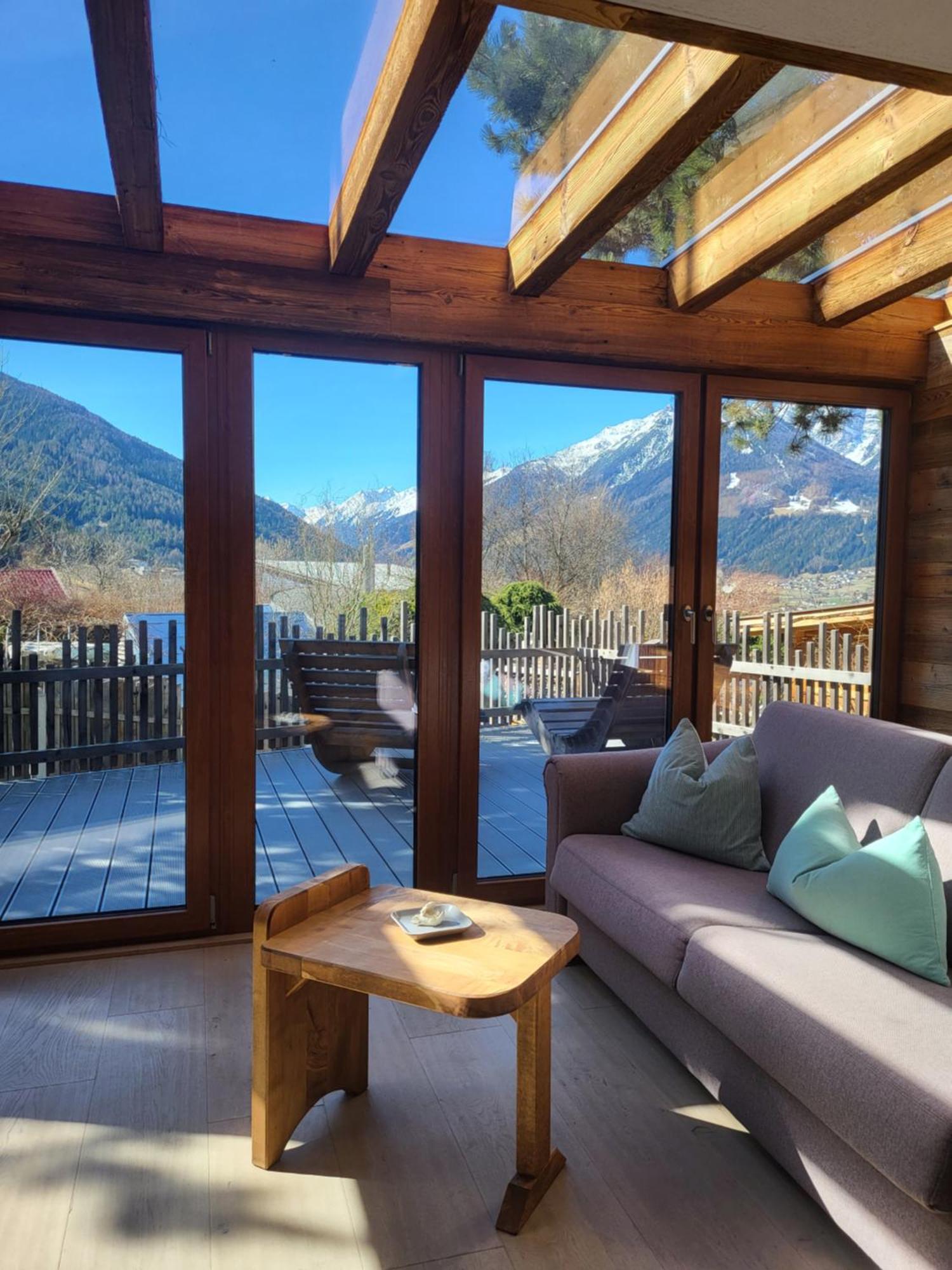 Chalet Gletscherblick Stubai Mieders Kültér fotó